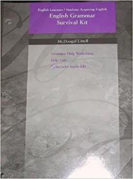 Paperback McDougal Littell Language Network: Sae Grammar Survival Kit Grade 6-12 Book