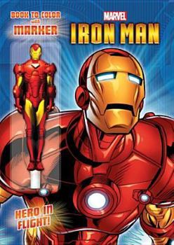 Paperback The Invincible Iron Man: Hero in Flight! [With Marker] Book