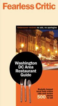 Paperback Fearless Critic Washington DC Area Restaurant Guide Book