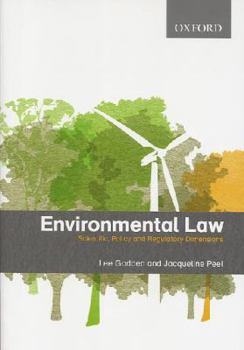 Paperback Environmental Law: Scientific, Policy and Regulatory Dimensions Book