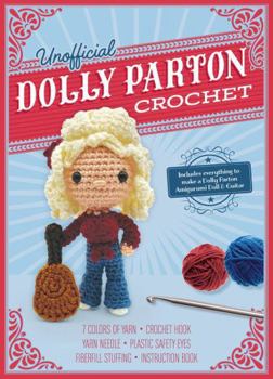 Toy Unofficial Dolly Parton Crochet Kit: Includes Everything to Make a Dolly Parton Amigurumi Doll and Guitar - 7 Colors of Yarn, Crochet Hook, Yarn Needl Book