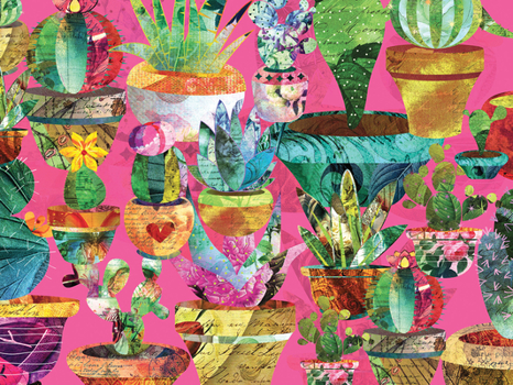 Misc. Potted Plants 500-Piece Puzzle Book