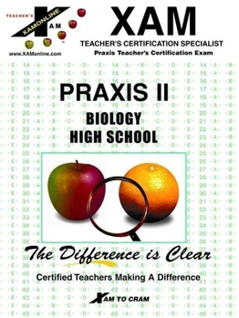 Paperback Praxis Biology High School Book