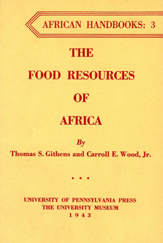 Paperback The Food Resources of Africa Book