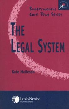 Paperback The Legal System Book