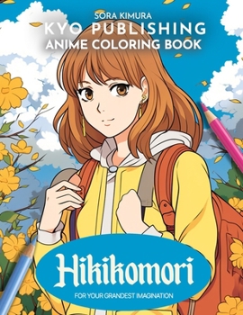 Paperback Anime Coloring book Hikikomori: Unveiling Solitude - 40 High-Quality Illustrations of Inner Worlds Book