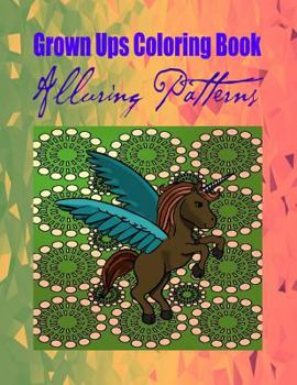 Paperback Grown Ups Coloring Book Alluring Patterns Book