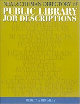 Paperback NS Dir of Pub Lib Job Descriptions Book
