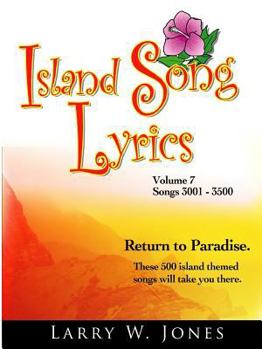 Paperback Island Song Lyrics Volume 7 Book