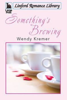 Paperback Something's Brewing [Large Print] Book