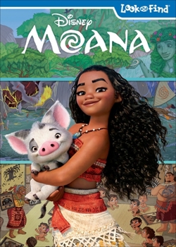 Library Binding Disney Moana: Look and Find Book