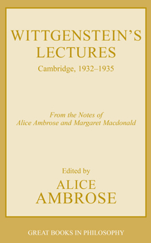 Paperback Wittgenstein's Lectures: Cambridge, 1932-1935 Book