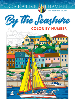 Paperback Creative Haven by the Seashore Color by Number Book