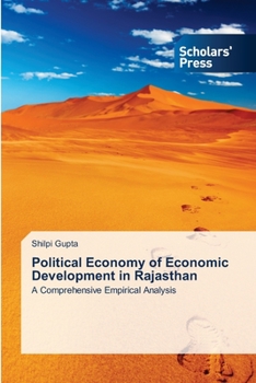 Paperback Political Economy of Economic Development in Rajasthan Book