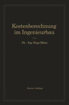 Paperback Kostenberechnung Im Ingenieurbau [German] Book