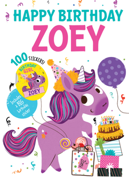 Hardcover Happy Birthday Zoey Book
