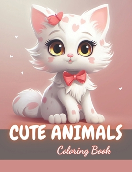 Paperback Cute Animals Coloring Book for Kids: New and Exciting Designs Book