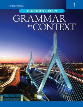 Paperback Grammar in Context 1 Teacher's Edition, 5th Edition Book