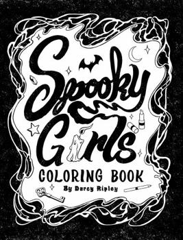 Paperback Spooky Girls Coloring Book