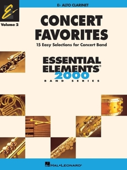 Paperback Concert Favorites Vol. 2 - Alto Clarinet: Essential Elements Band Series Book