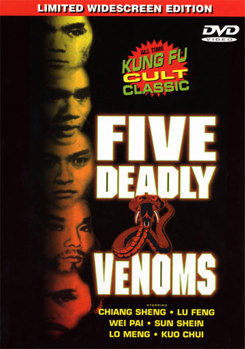 DVD Five Deadly Venoms Book