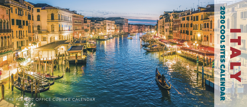 Calendar Italy Panoramic 2020 Wall Calendar Book