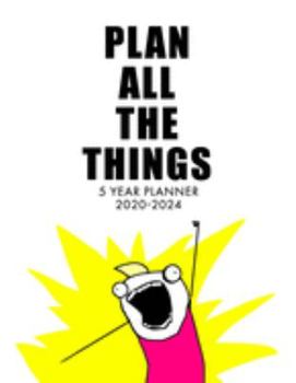 5 Year Planner: 5 Year Calendar Planner for January 2020 - December 2024, Includes Contacts + Notes Page, 60 Month Planner, 5 Year Monthly Planner + Notes Section, Funny, Meme