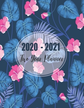 2020-2021 Two Year Planner: Months Appointment Organizer Jan 2020 - Dec 2021 Monthly Agenda Schedule Organizer Business Planners with Holidays with Vintage Style Cover