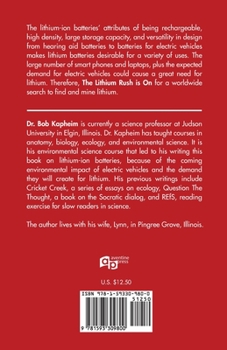 Paperback The Lithium Rush is On!: Li Book