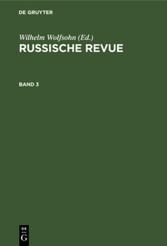 Hardcover Russische Revue. Band 3 [German] Book