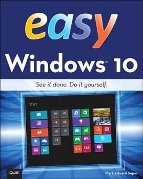 Paperback Easy Windows 10 Book