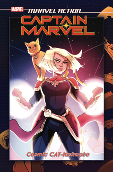 Paperback Marvel Action: Captain Marvel: Cosmic CAT-tastrophe Book