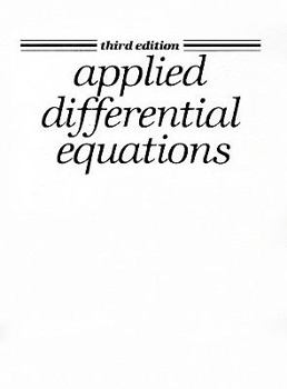 Paperback Spiegel: Applied Differential Eq Book