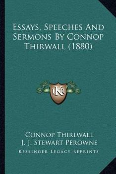 Paperback Essays, Speeches And Sermons By Connop Thirwall (1880) Book