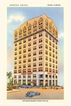 Paperback Vintage Journal 'Cortez Hotel, Miami, Florida Book