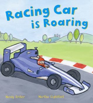 Hardcover Race Car is Roaring (Busy Wheels) Book