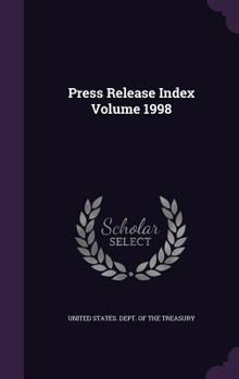Hardcover Press Release Index Volume 1998 Book