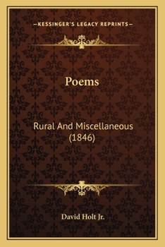 Paperback Poems: Rural And Miscellaneous (1846) Book