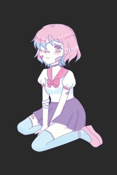 Yami Kawaii Sad Girl: Notebook A5 for Anime Merch, Yami Kawaii and Pastel Goth Lover I A5 (6x9 inch.) I Gift I 120 pages I Dotted I Dot Grid