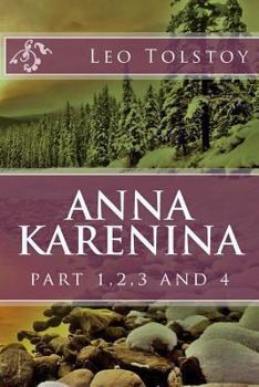 Paperback Anna Karenina: part 1,2,3 and 4 Book