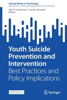 Paperback Youth Suicide Prevention and Intervention: Best Practices and Policy Implications Book