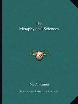 Paperback The Metaphysical Sciences Book