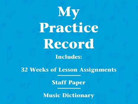 Paperback My Practice Record: Hal Leonard Student Piano Library Book