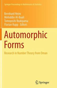 Paperback Automorphic Forms: Research in Number Theory from Oman Book