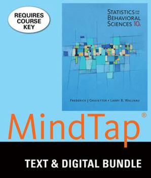Product Bundle Bundle: Statistics for The Behavioral Sciences, 10th + LMS Integrated for MindTap Psychology, 1 term (6 months) Printed Access Card Book
