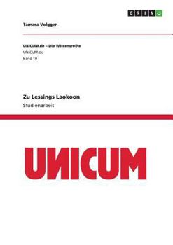 Paperback Zu Lessings Laokoon [German] Book