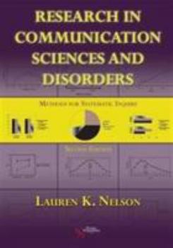 Paperback Research in Communication Sciences and Disorders: Methods of Systematic Inquiry Book