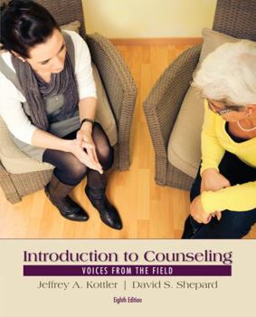 Paperback Introduction to Counseling: Voices from the Field Book