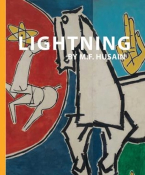 Hardcover Lightning by M.F. Husain Book