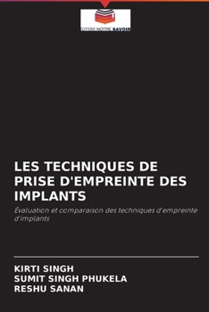 Paperback Les Techniques de Prise d'Empreinte Des Implants [French] Book